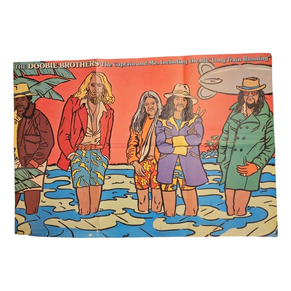 The Doobie Brothers The Captain And Me 35x24 Vintage 1970s Promo Album Poster - Picture 9 of 9